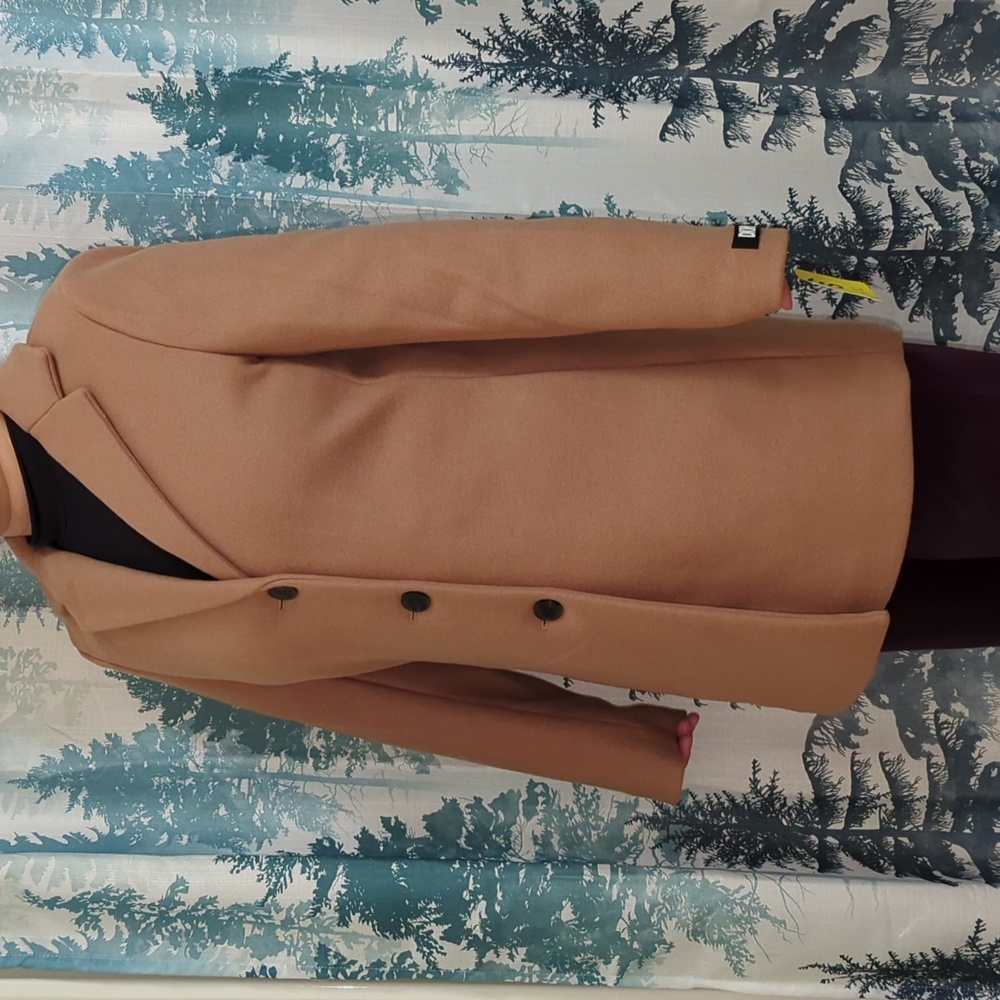 DKNY Ladies Wool Blend Coat